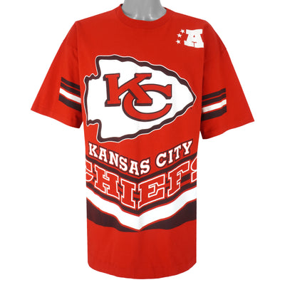 NFL (Salem) - Kansas City Chiefs All Over Print Fan Jersey T-Shirt 1990s XX-Large