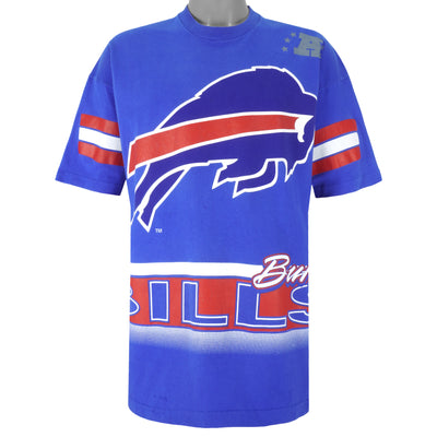 NFL (Salem) - Buffalo Bills All Over Print Fan Jersey T-Shirt 1990s X-Large
