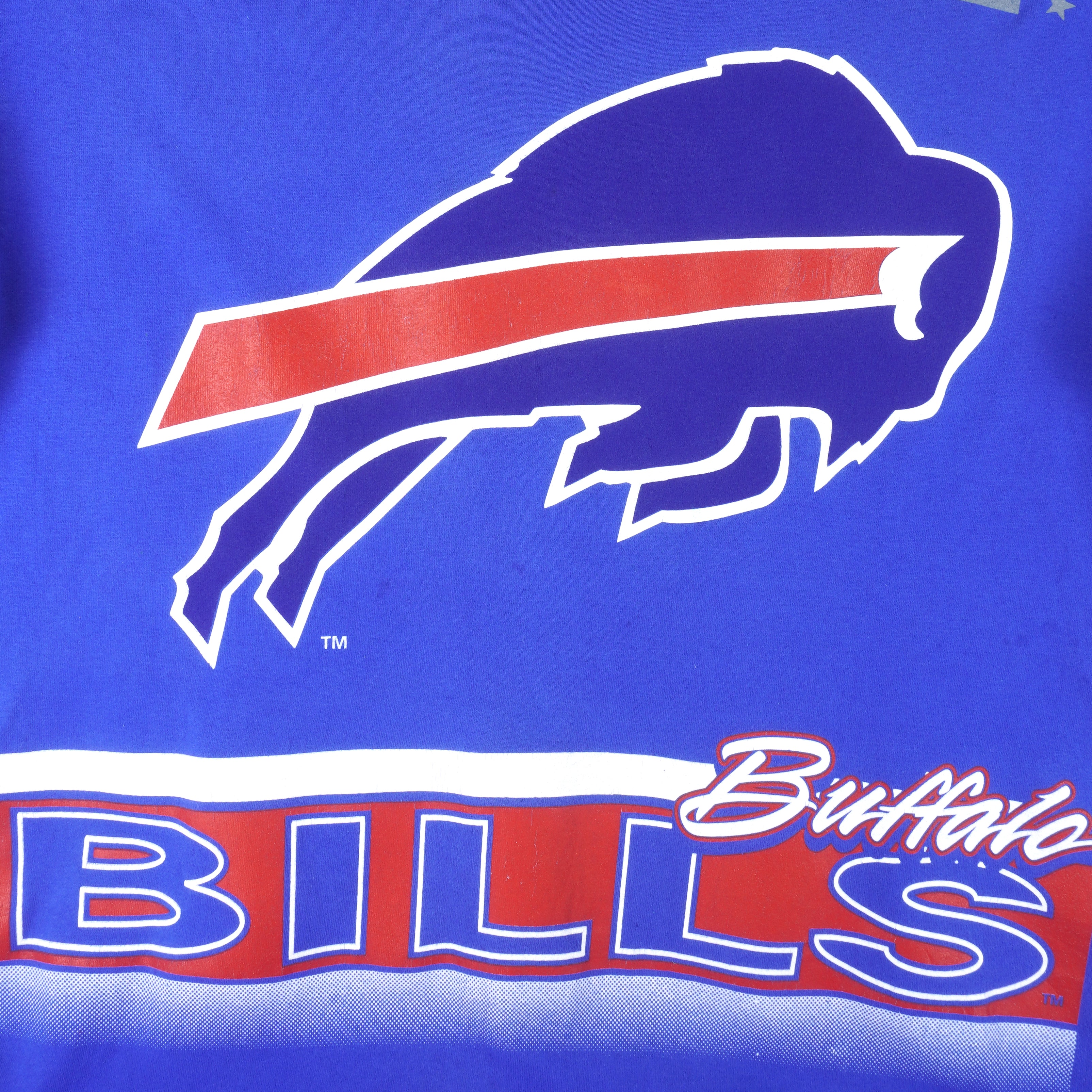 NFL (Salem) - Buffalo Bills Big Logo T-Shirt 1990s X-Large Vintage Retro Football