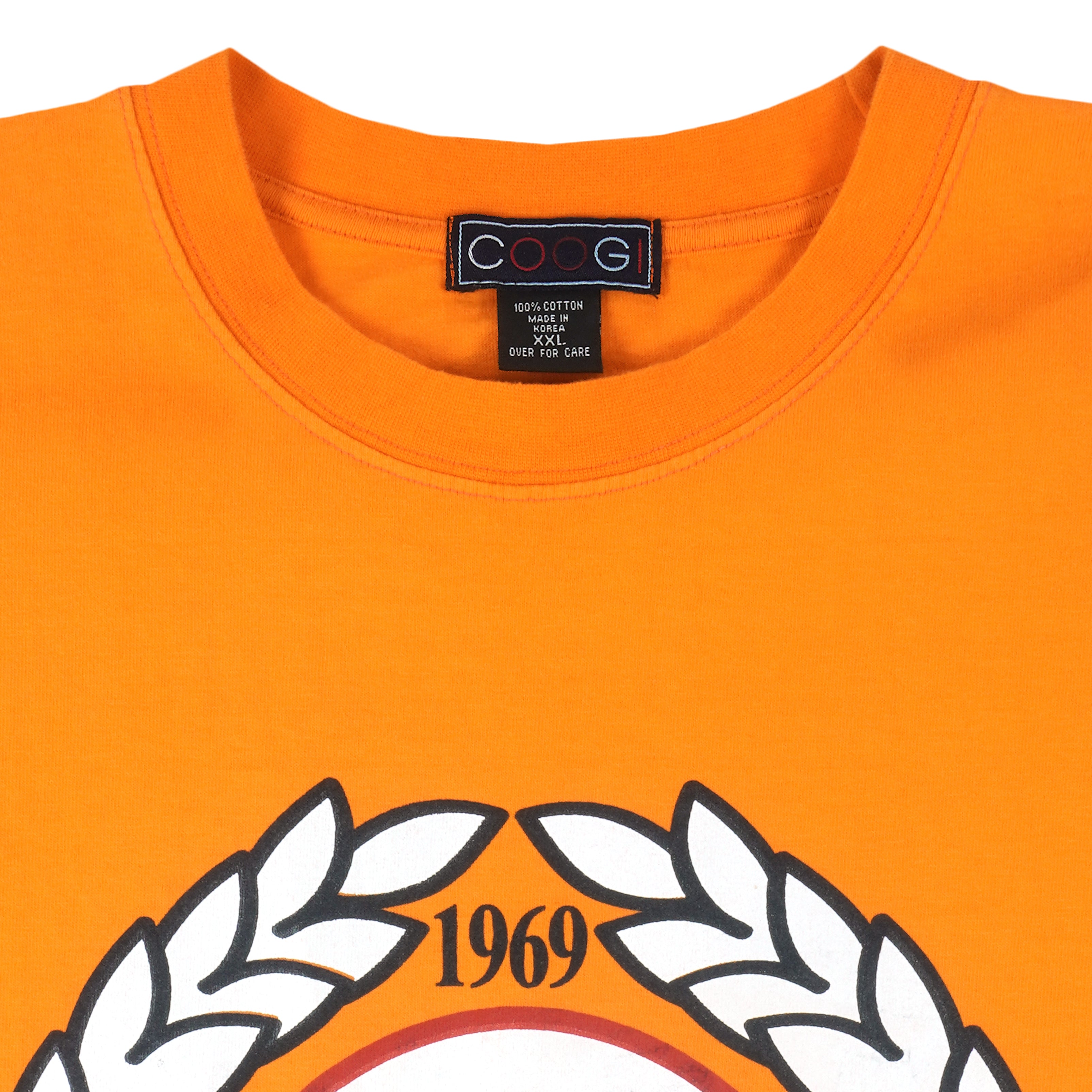 Vintage (Coogi) - Yellow Embroidered T-Shirt 1990s XX-Large Vintage Retro