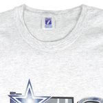 NFL (Logo 7) - Grey Dallas Cowboys Big Logo T-Shirt 1994 X-Large Vintage Retro Football