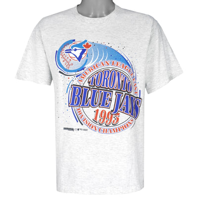MLB (Trench) - Toronto Blue Jays Big Logo T-shirt 1993 Large