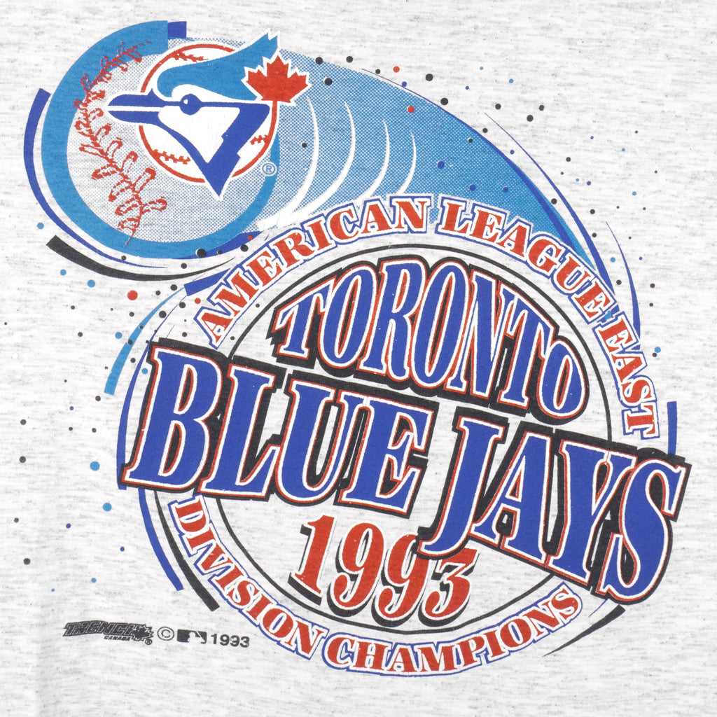 MLB - Toronto Blue Jays Big Logo T-shirt 1990s Large Vintage Retro Baseball
