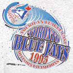 MLB - Toronto Blue Jays Big Logo T-shirt 1990s Large Vintage Retro Baseball