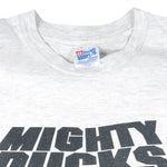 NHL (Hanes) - Mighty Ducks Spell-Out T-Shirt 1990s X-Large Vintage Retro Hockey