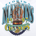 MLB (Gildan) - Florida Marlins, World Series Champs T-Shirt 1997 X-Large Vintage Retro Baseball