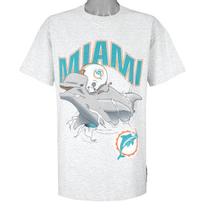 NFL (Nutmeg) - Miami Dolphins Breakout T-Shirt 1996 X-Large