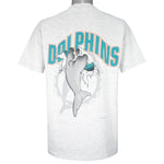 NFL (Nutmeg) - Miami Dolphins Breakout T-Shirt 1996 X-Large Vintage Retro Football