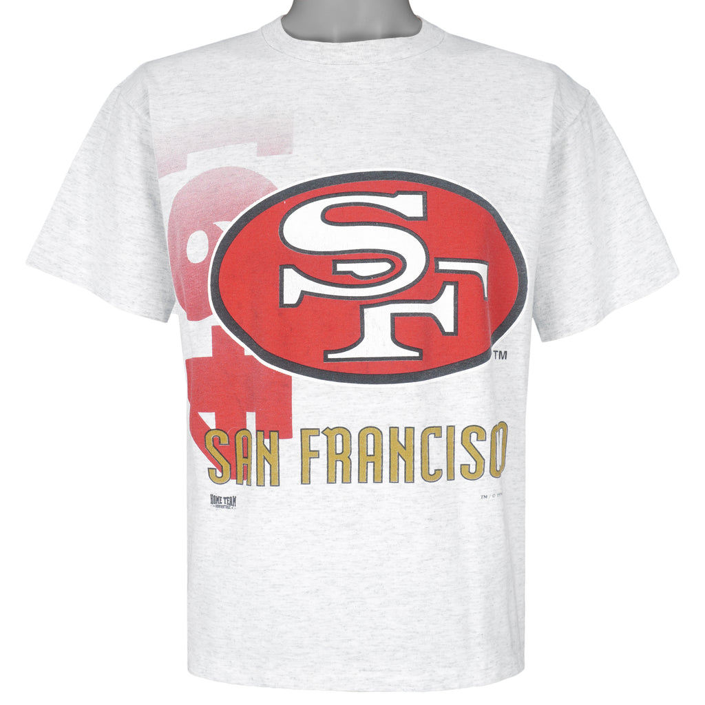 NFL (Home Team) - San Francisco 49ers T-Shirt 1995 Large Vintage Retro Football