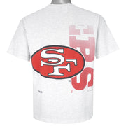 NFL (Home Team) - San Francisco 49ers T-Shirt 1995 Large Vintage Retro Football