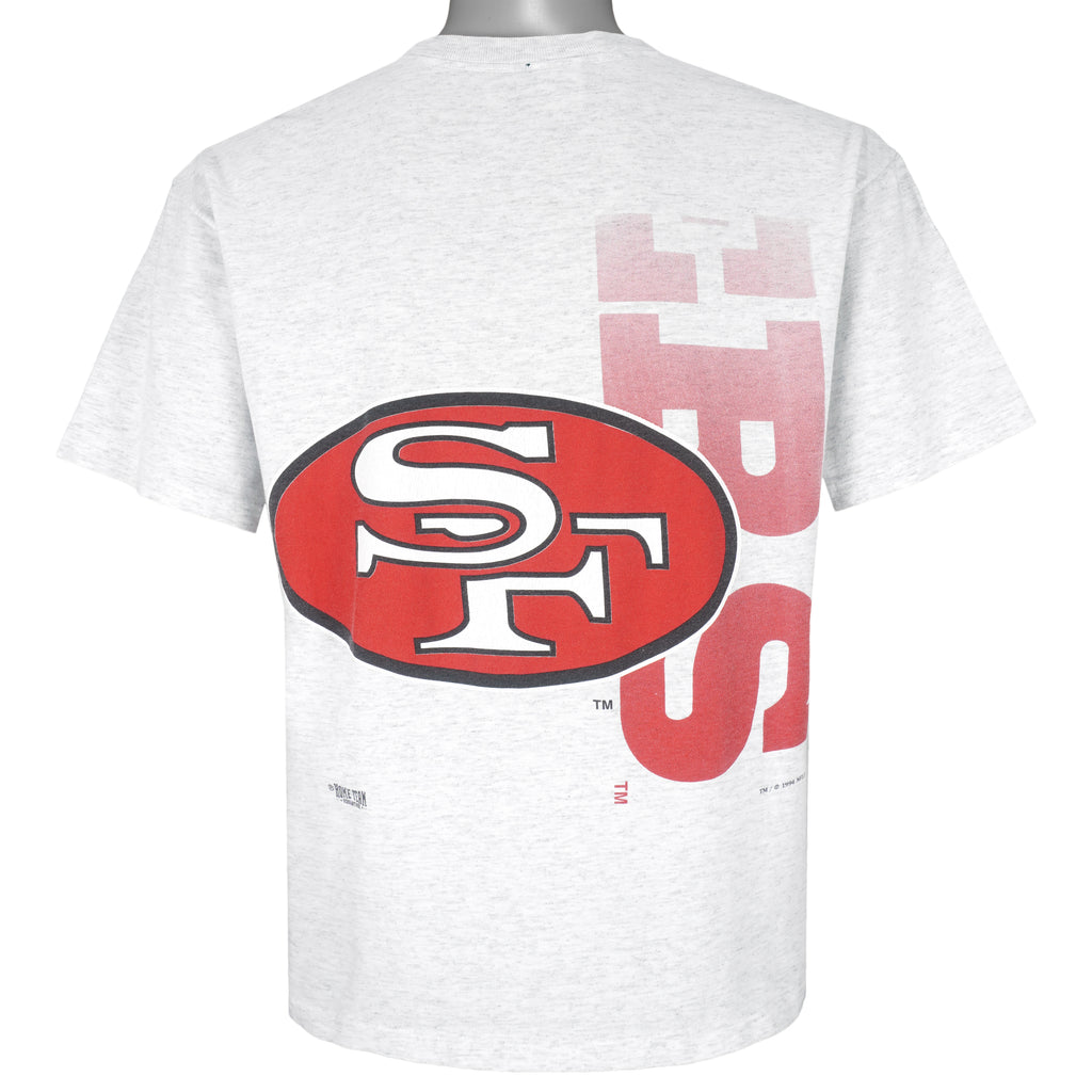 NFL (Home Team) - San Francisco 49ers T-Shirt 1995 Large Vintage Retro Football
