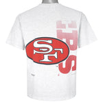 NFL (Home Team) - San Francisco 49ers T-Shirt 1995 Large Vintage Retro Football