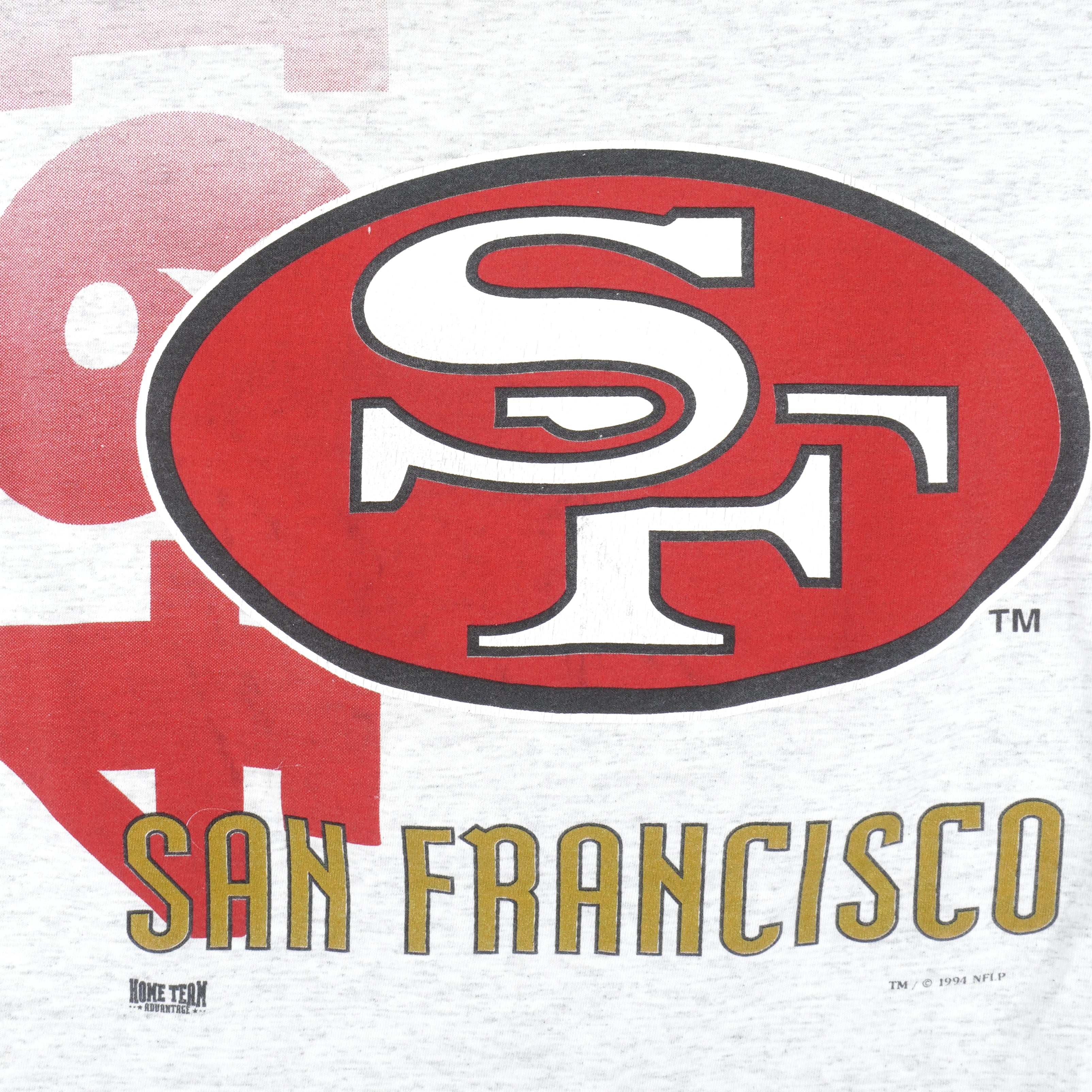 NFL (Home Team) - San Francisco 49ers T-Shirt 1995 Large Vintage Retro Football