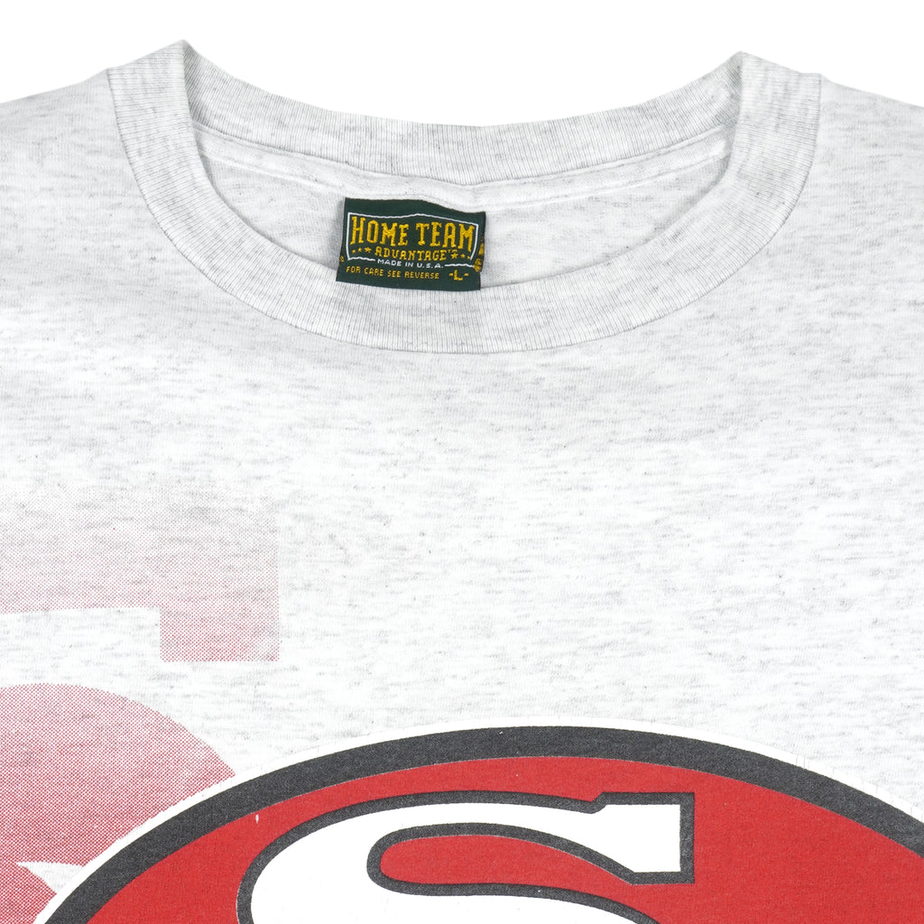 NFL (Home Team) - San Francisco 49ers T-Shirt 1995 Large Vintage Retro Football