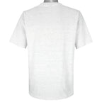 Adidas - White Big Spell-Out T-Shirt 1990s Large Vintage Retro