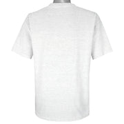 Adidas - White Big Spell-Out T-Shirt 1990s Large Vintage Retro