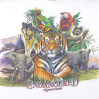 Vintage (Habitat) - Endangered Species Of The World T-Shirt 1990s X-Large Vintage Retro