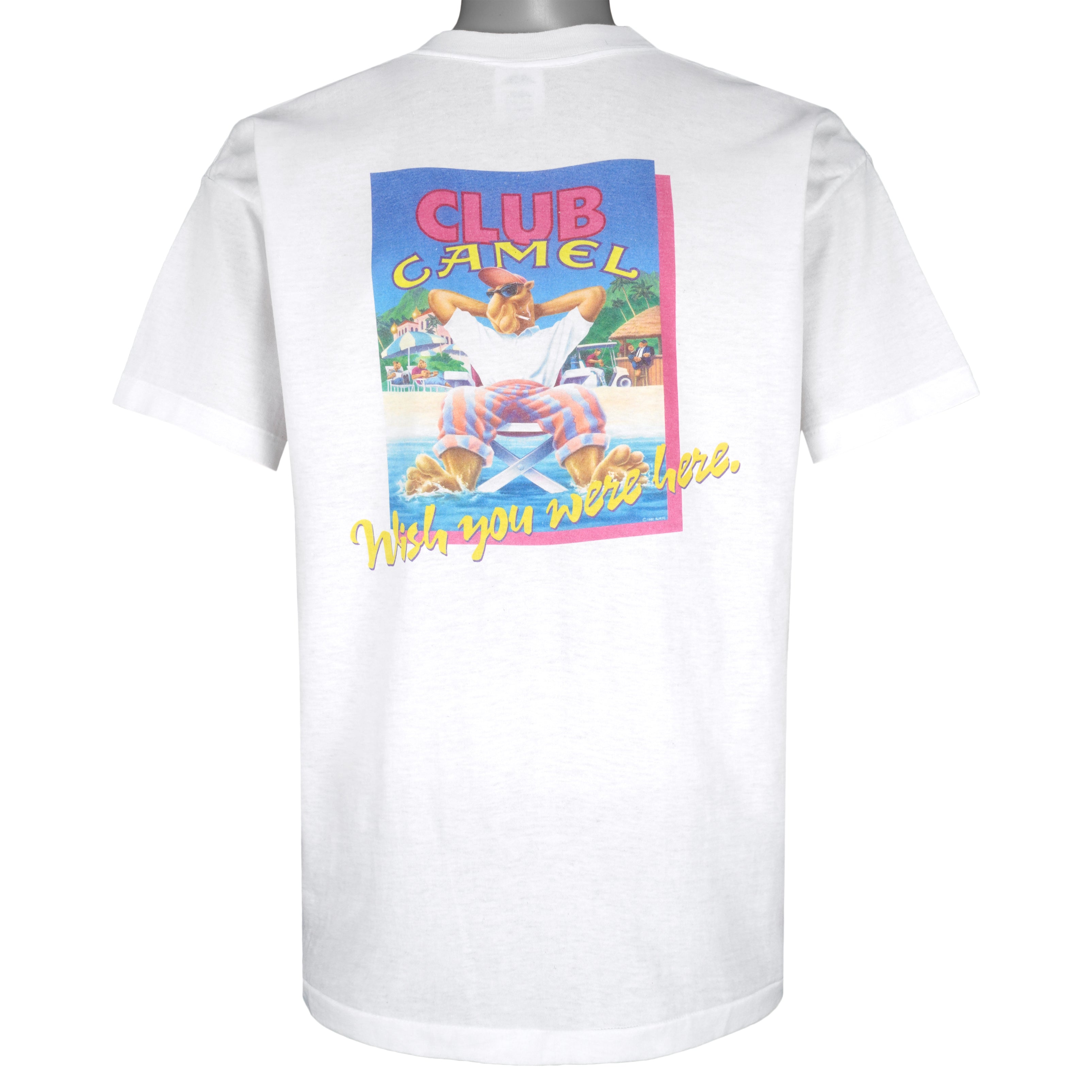Vintage (Camel) - Club Camel T-Shirt 1991 X-Large Retro