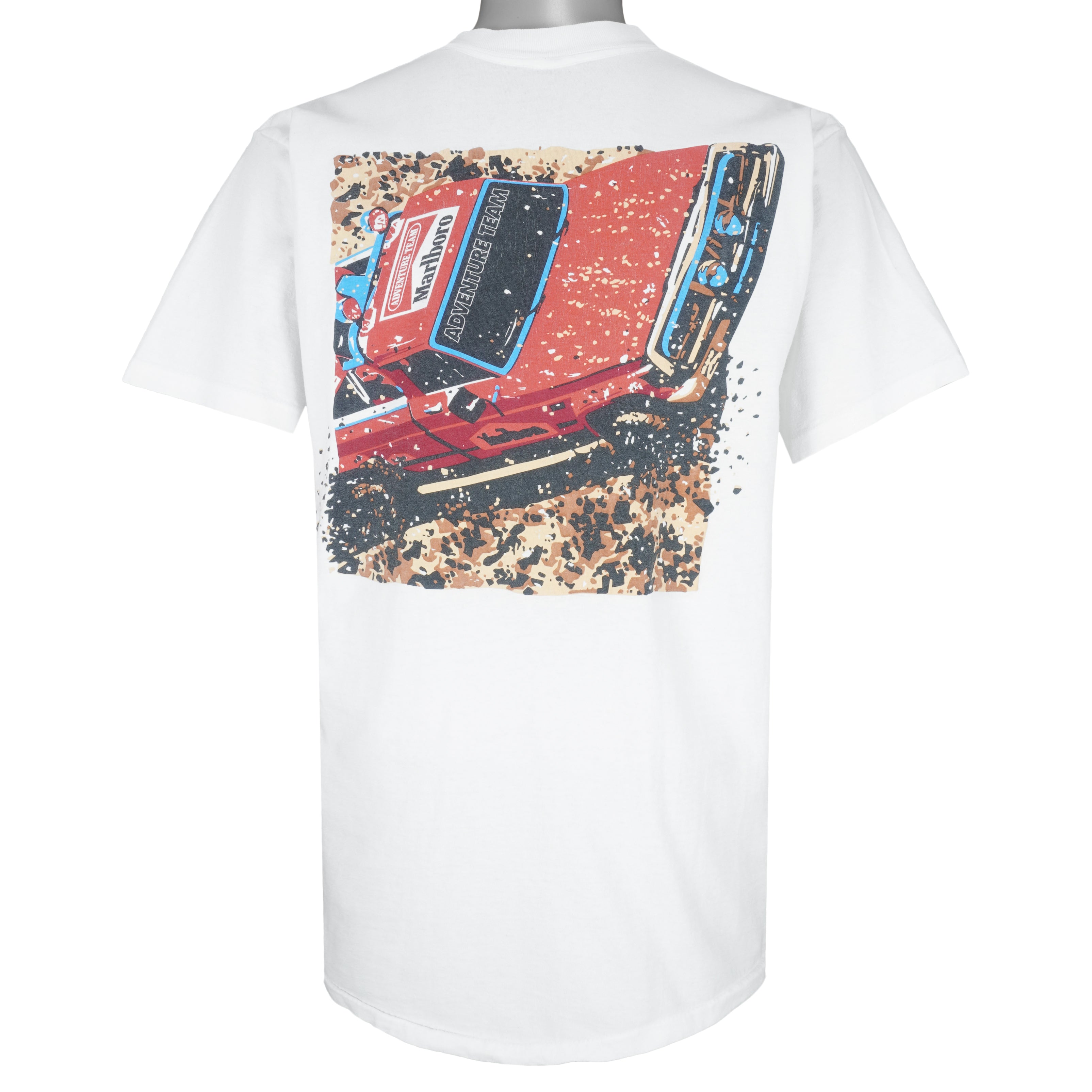 Vintage (Marlboro) - Adventure Team T-Shirt 1990s Large Vintage Retro