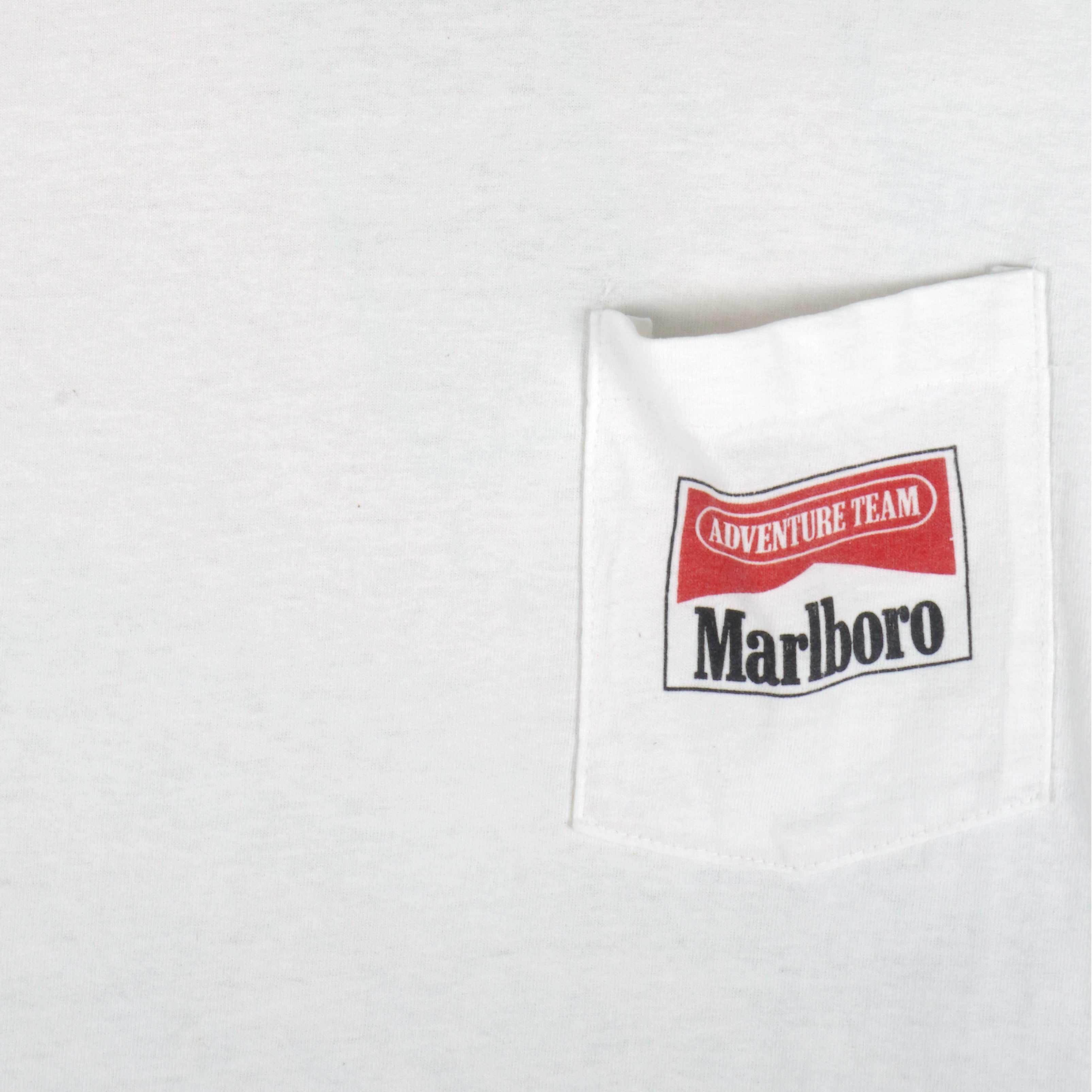 Vintage (Marlboro) - Adventure Team T-Shirt 1990s Large Vintage Retro