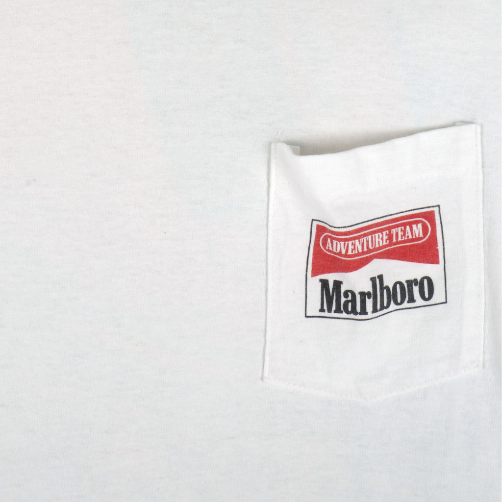 Vintage (Marlboro) - Adventure Team T-Shirt 1990s Large Vintage Retro