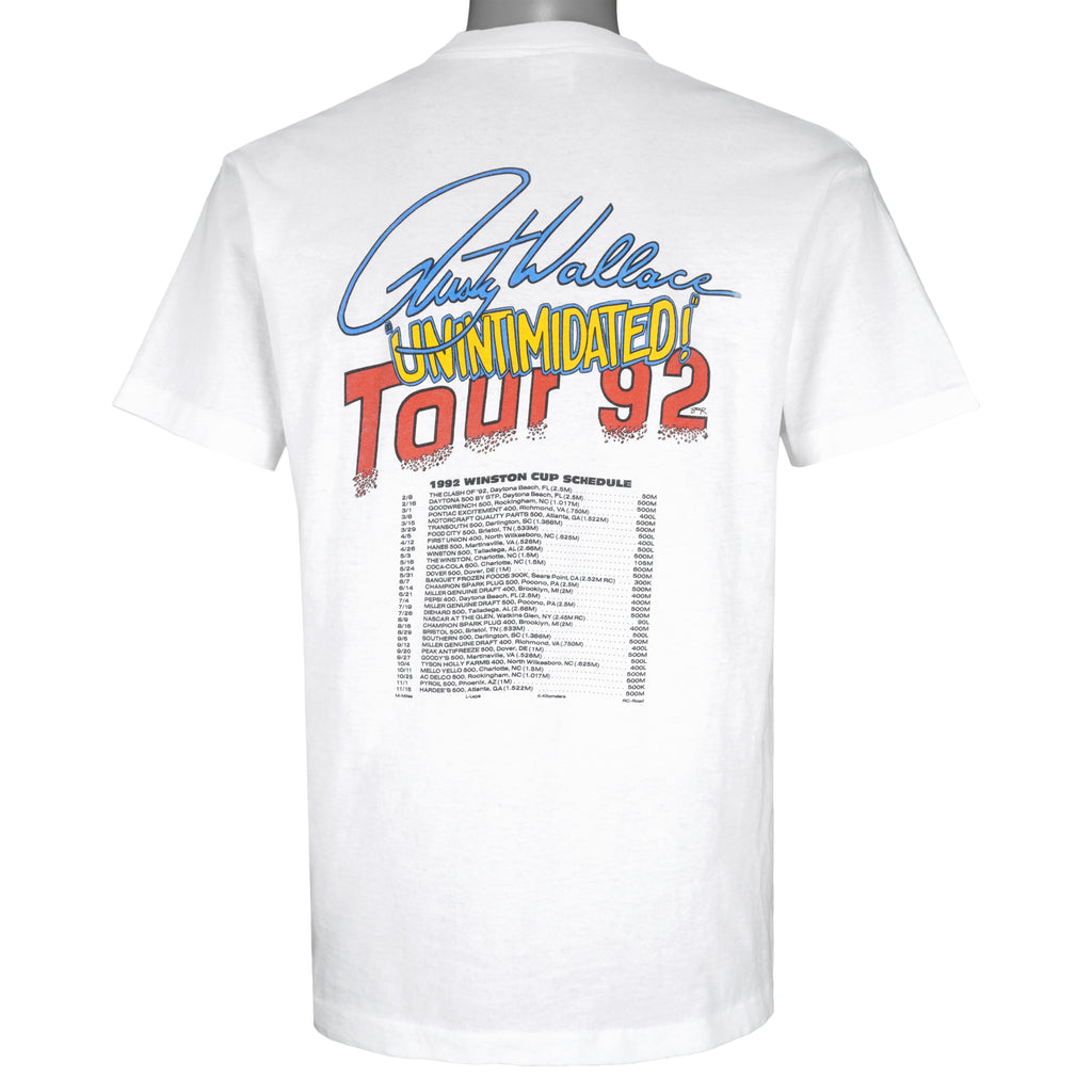 NASCAR - Rusty Wallace #2 Big Spell-Out T-Shirt 1992 Large Vintage Retro