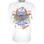 MLB - Toronto Blue Jays, Champions T-Shirt 1992 Large Vintage Retro Baseball