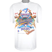 MLB - Toronto Blue Jays, Champions T-Shirt 1992 Large Vintage Retro Baseball