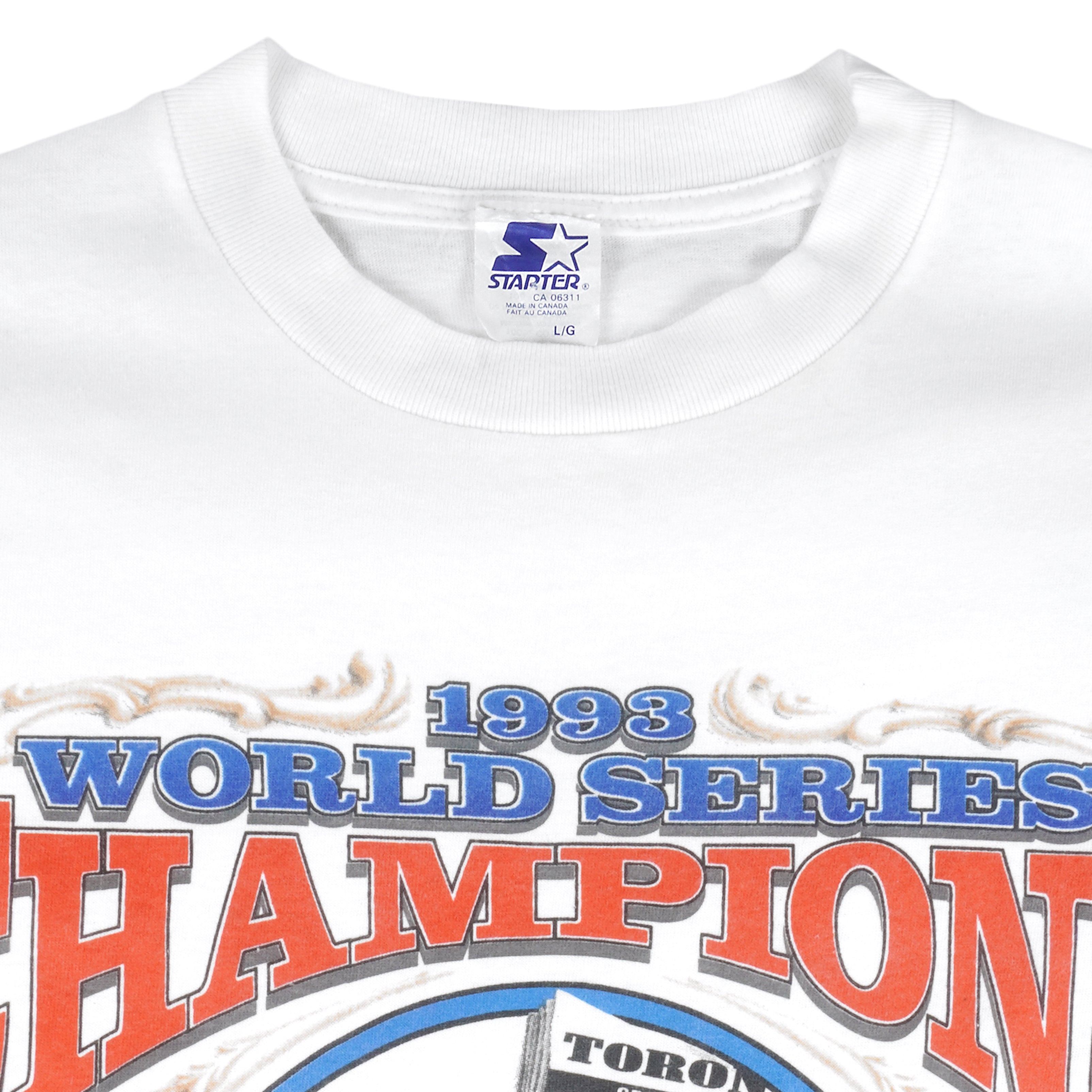Vintage Starter - Toronto Blue Jays - World Series Champs T-shirt 1993  Large – Vintage Club Clothing