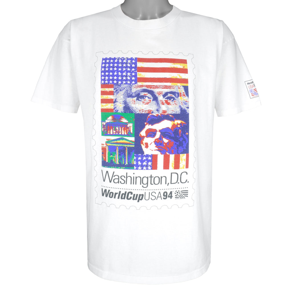 Vintage (Gildan) - Washington, D.C. World Cup USA 94 T-Shirt 1994 X-Large Vintage Retro