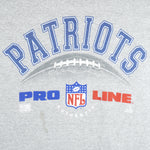 NFL (Pro line) - New England Patriots Spell-Out T-Shirt 1990s X-Large Vintage Retro Football
