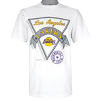 NBA (Nutmeg Mills) - Los Angeles Lakers T-Shirt 1990s Large Vintage Retro Basketball