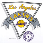 NBA (Nutmeg Mills) - Los Angeles Lakers T-Shirt 1990s Large Vintage Retro