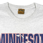 MLB (Nutmeg) - Minnesota Twins Breakout T-Shirt 1990s X-Large Vintage Retro Baseball