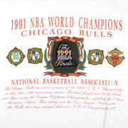 NBA (Nutmeg) - Chicago Bulls Spell-Out T-Shirt 1991 X-Large Vintage Retro Basketball