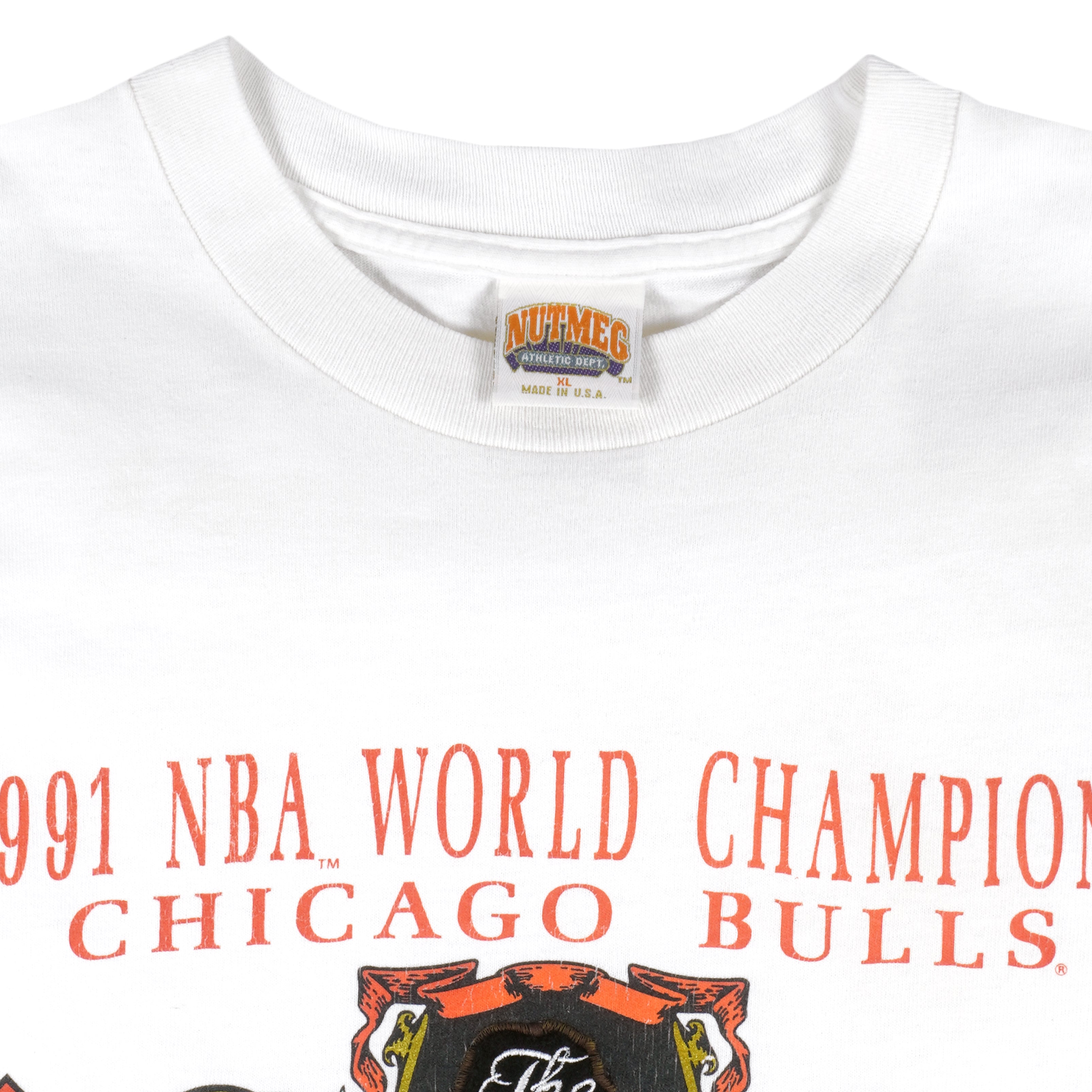 Vintage 1990s Chicago Bulls White Tshirt - XL