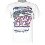 NBA (Nutmeg) - Detroit Pistons World Champs Starring T-Shirt 1989 Medium Vintage Retro Basketball
