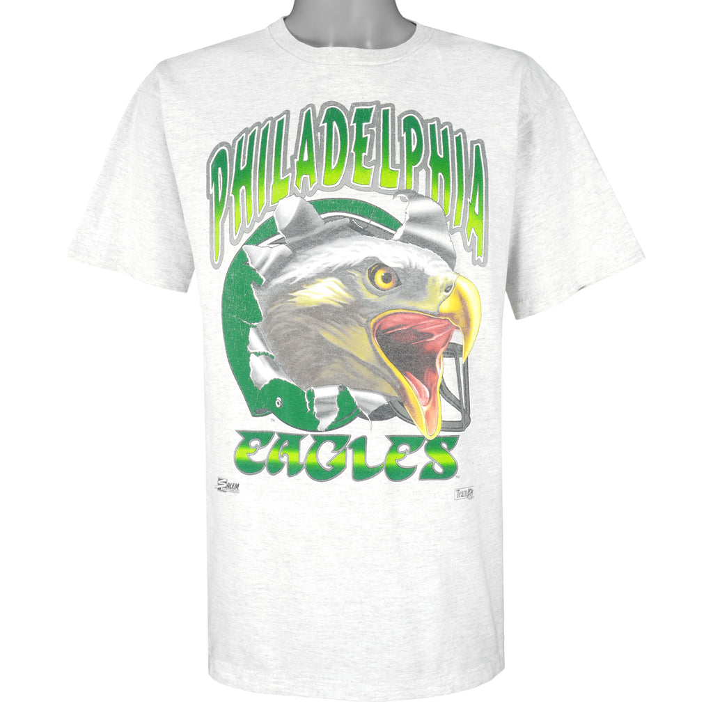 NFL - Philadelphia Eagles Spell-Out T-Shirt 1990s X-Large Vintage Retro Football