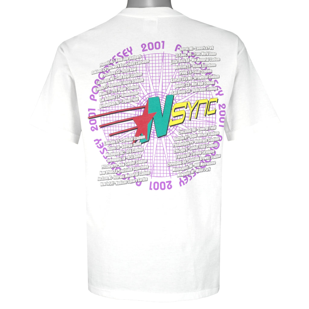 Vintage (Anvil) - NSYNC Spell-Out T-Shirt 2001 Medium Vintage Retro