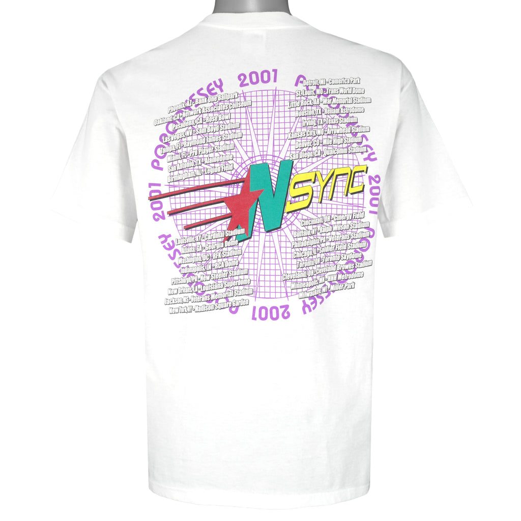 Vintage (Anvil) - NSYNC Spell-Out T-Shirt 2001 Medium Vintage Retro