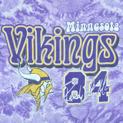 NFL - Minnesota Vikings Tie Dye T-Shirt 2000 Large Vintage Retro Football