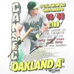 MLB (Salem) - Oakland Athletics, Canseco T-Shirt 1990 Large Vintage Retro Baseball