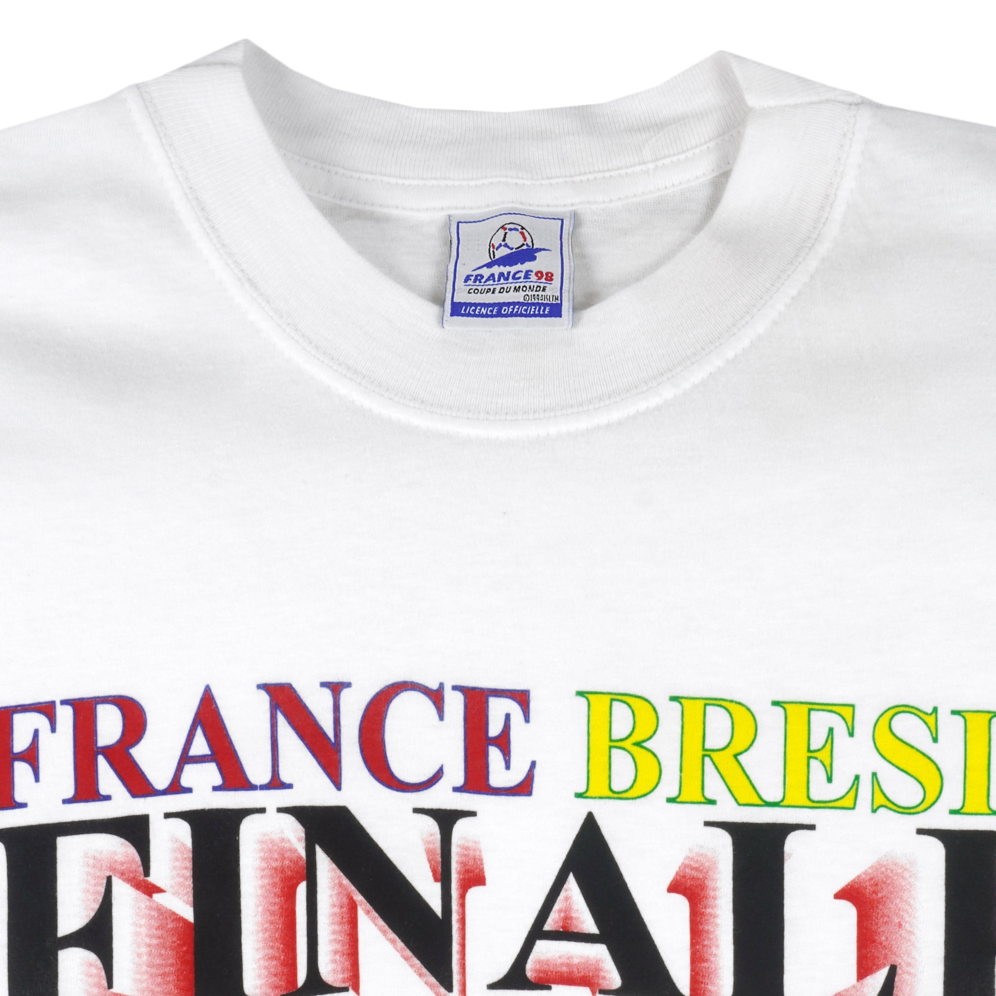 Vintage - France FIFA World Cup Final T-Shirt 1998 Large Vintage Retro