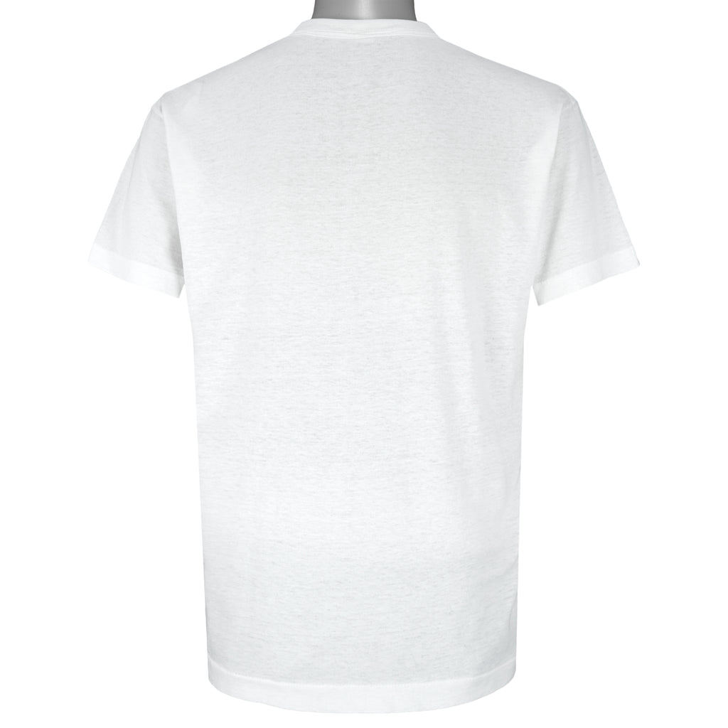 Vintage - White Fight The Power T-Shirt 1990s X-Large Vintage Retro