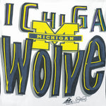 NCAA - Michigan Wolverines Big Spell-Out T-Shirt 1990s Large Vintage Retro College