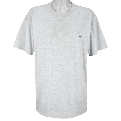 Nike - Grey Embroidered T-Shirt 2000s XX-Large