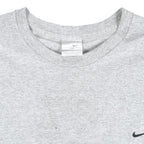 Nike - Grey Embroidered T-Shirt 1990s XX-Large Vintage Retro