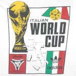 Adidas - Italian World Cup T-Shirt 1990s X-Large Vintage Retro