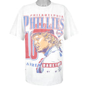 MLB - Philadelphia Phillies, Arren Daulton T-Shirt 1993 X-Large Vintage Retro Baseball