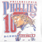 MLB - Philadelphia Phillies, Arren Daulton T-Shirt 1993 X-Large Vintage Retro Baseball